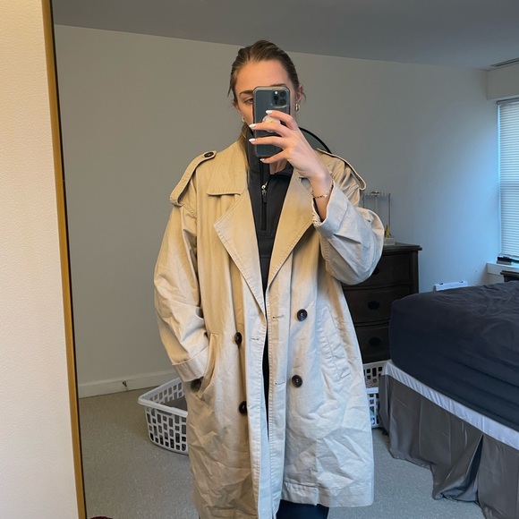 silence + noise Jackets & Blazers - Silence + Noise Trench / Utility Coat Size M